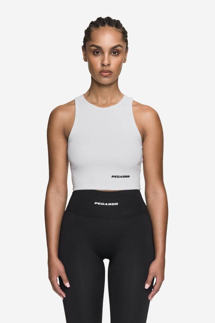 Pegador Ayla Crop Top White Black Saisonale Angebote