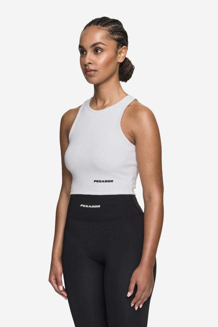 Pegador Ayla Crop Top White Black Saisonale Angebote