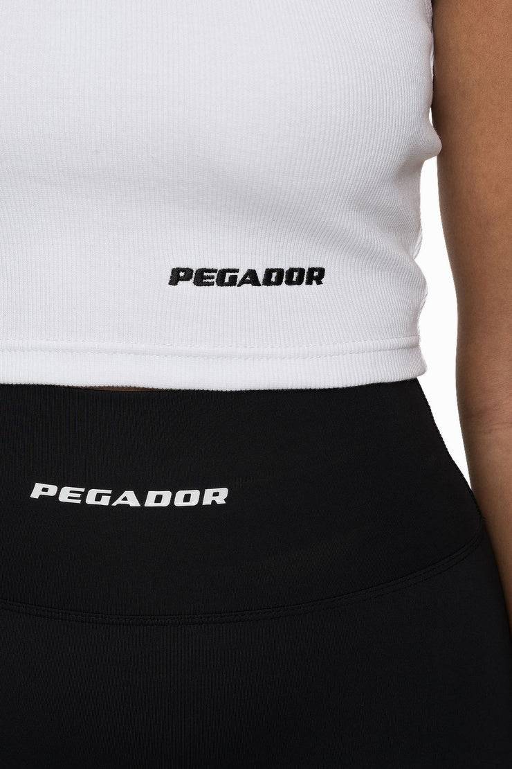 Pegador Ayla Crop Top White Black Saisonale Angebote