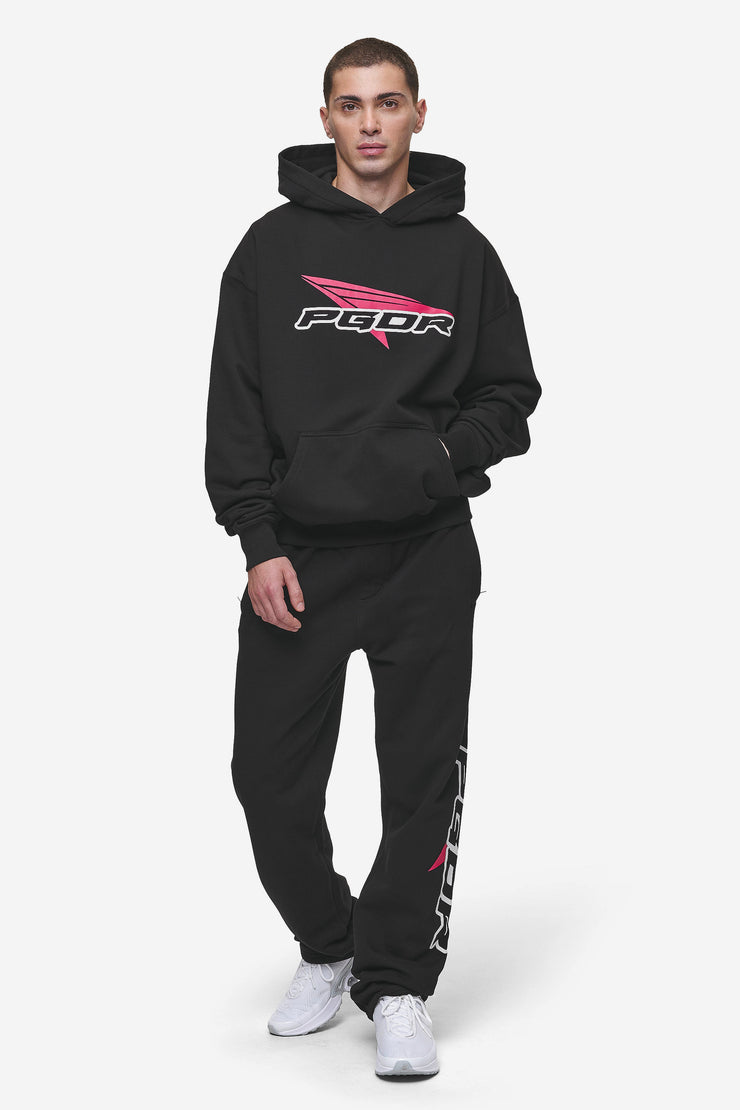 Pegador Blamor Oversized Hoodie Washed Black VIP-Rabatte