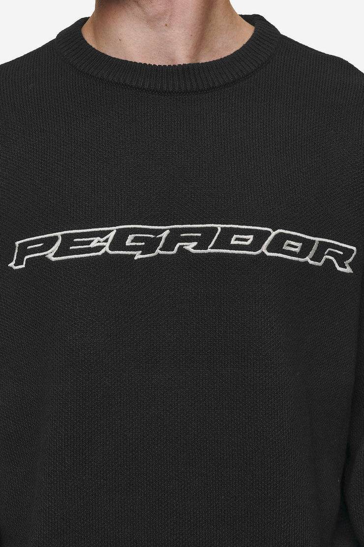 Pegador Lenox Oversized Knit Sweater Black Letzte 3 Tage