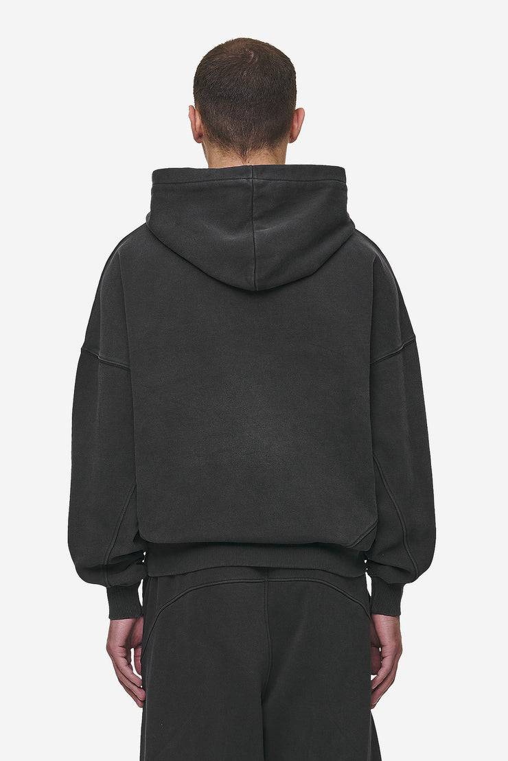 Pegador Mill Boxy Hoodie Vintage Black Neueste Stile