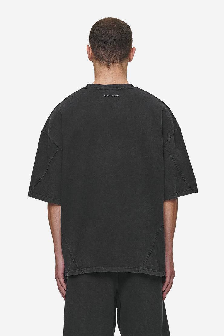 Pegador Mill Boxy Tee Vintage Black Letzte 2 Tage