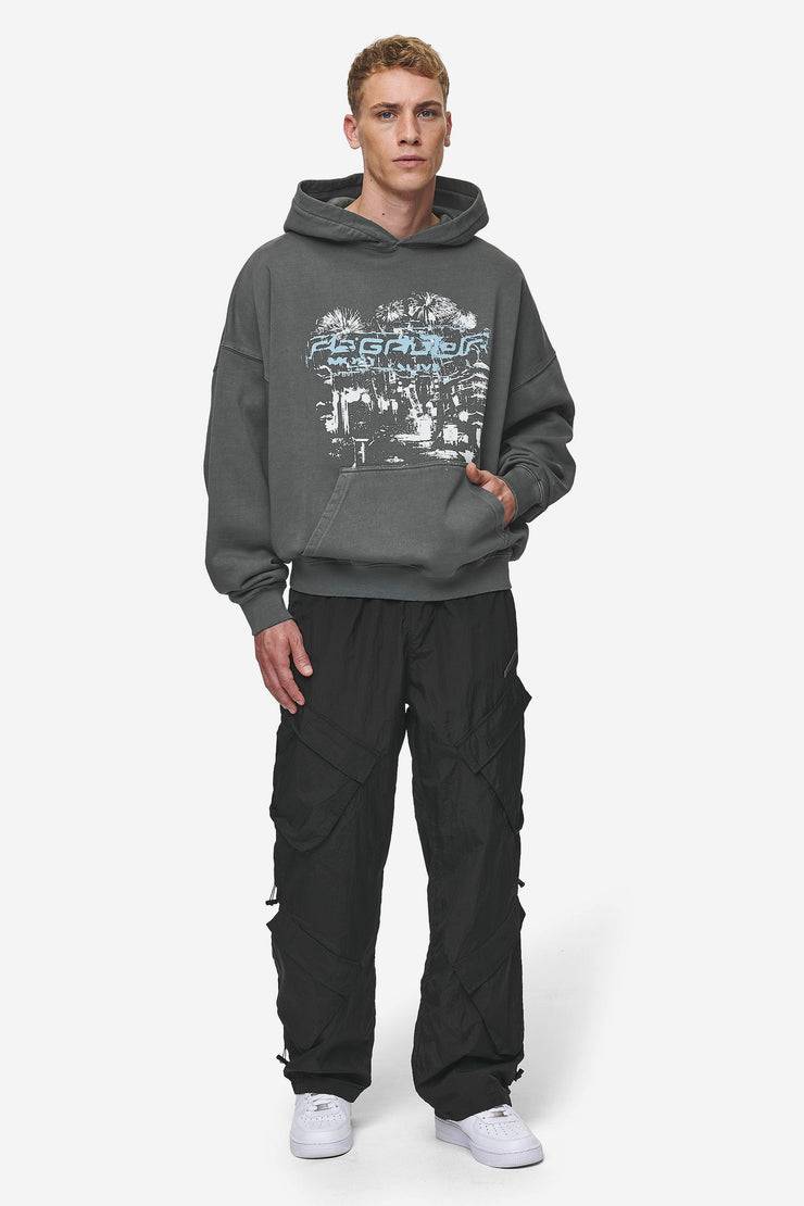 Pegador Macon Boxy Hoodie Washed Anthracite Nur für heute