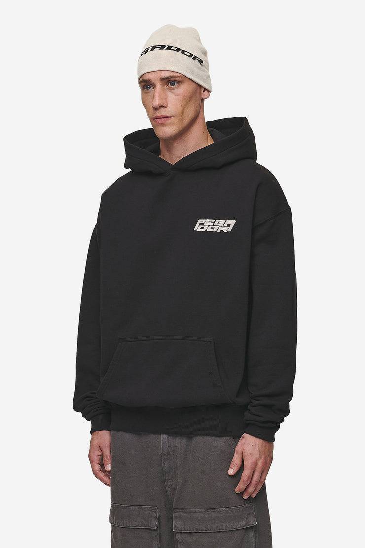 Pegador Doyer Oversized Hoodie Washed Black Vierteljährliche Förderung