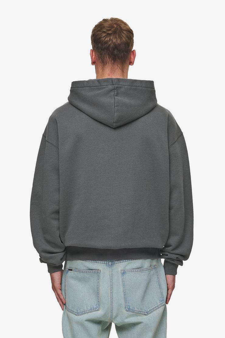 Pegador Alden Oversized Hoodie Washed Anthracite Super Rabatt