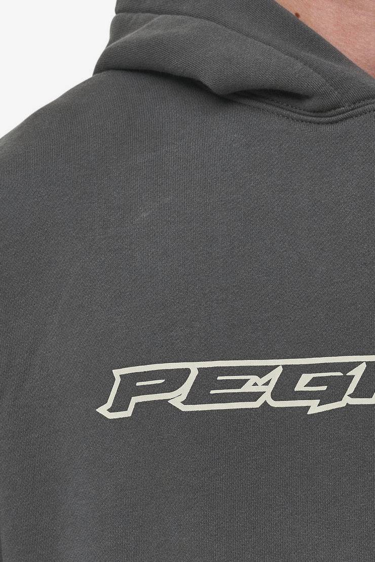 Pegador Alden Oversized Hoodie Washed Anthracite Super Rabatt