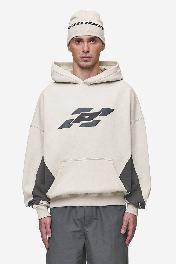Pegador Slick Boxy Hoodie Washed Light Beige zollfrei