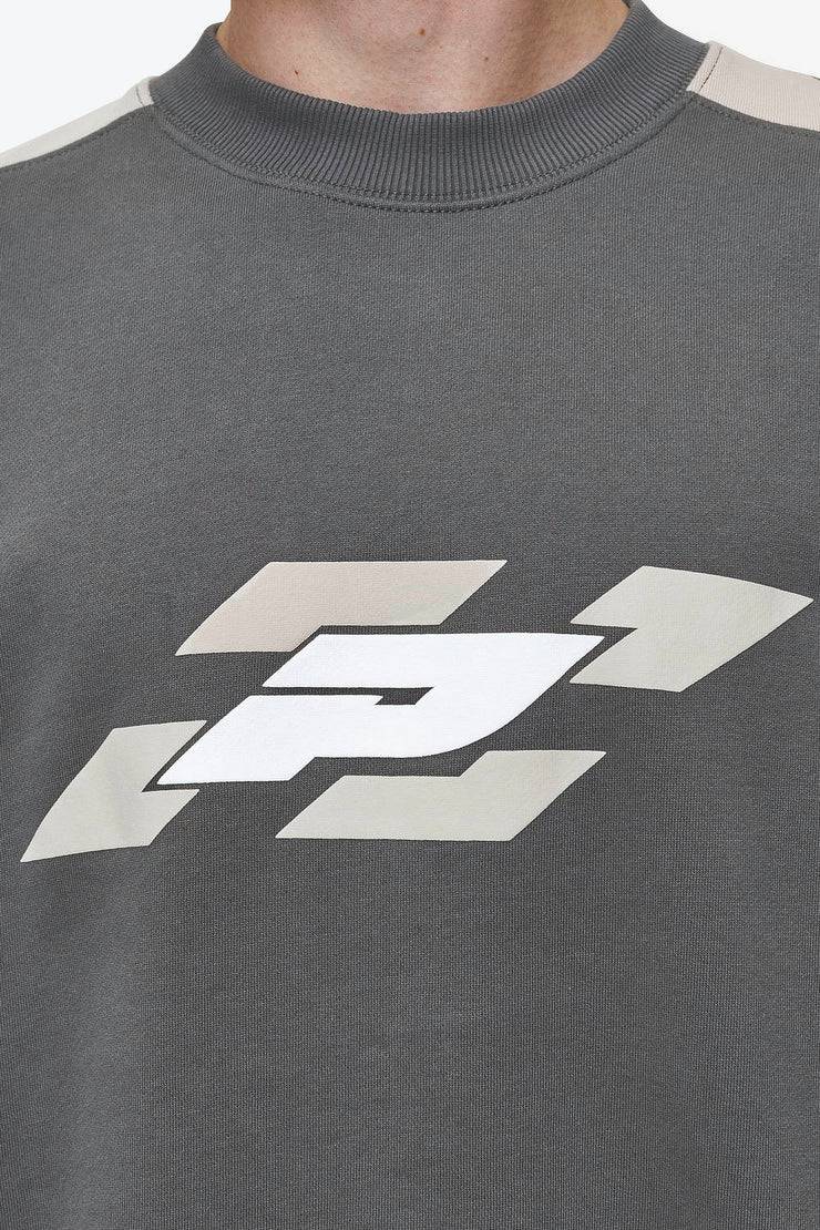 Pegador Slick Boxy Sweater Washed Anthracite 50% Rabatt für begrenzte Zeit
