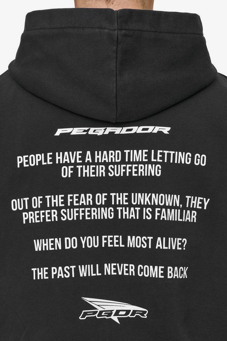 Pegador Dubose Oversized Sweat Jacket Vintage Black Rabatte dieses Monats