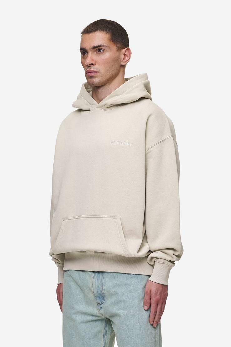 Pegador Buford Oversized Hoodie Washed Light Beige Outlet