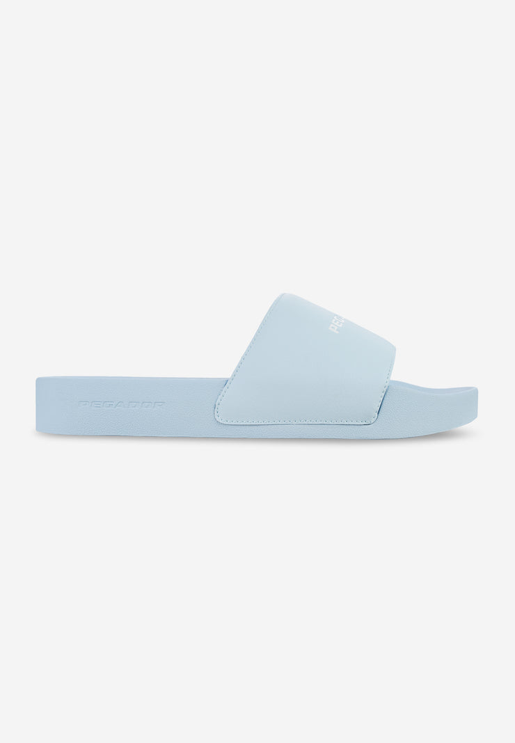 Pegador Logo Slide Baby Blue White Günstiger Verkauf