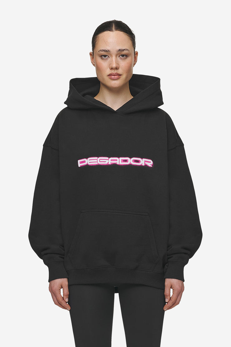 Pegador Mila Oversized Hoodie Washed Black Limitierter Zeitrabatt