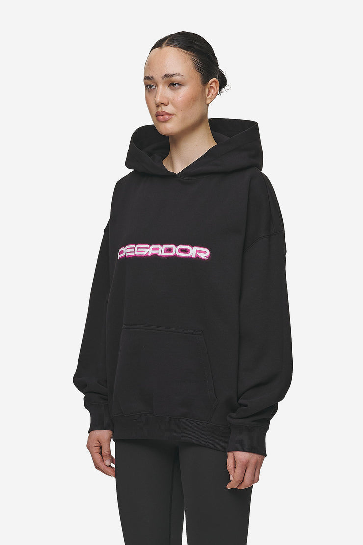 Pegador Mila Oversized Hoodie Washed Black Limitierter Zeitrabatt
