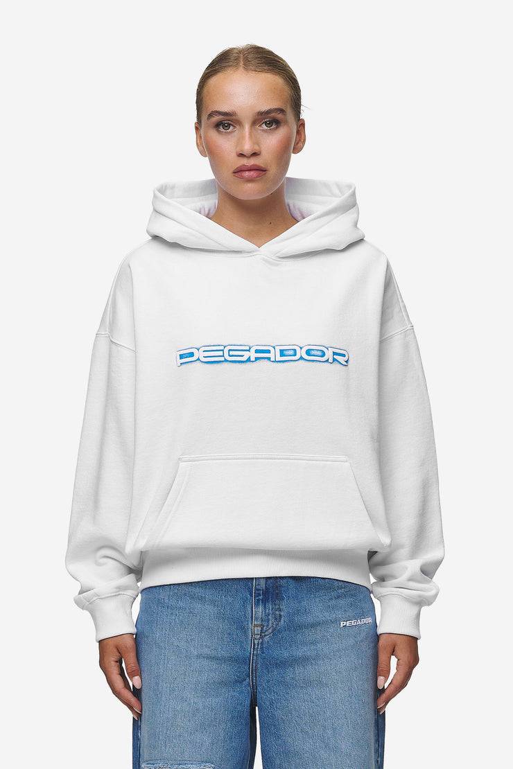 Pegador Mila Oversized Hoodie White Fabrik Onlineshop