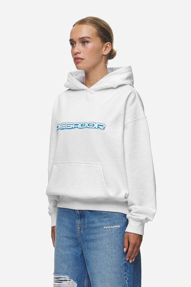 Pegador Mila Oversized Hoodie White Fabrik Onlineshop