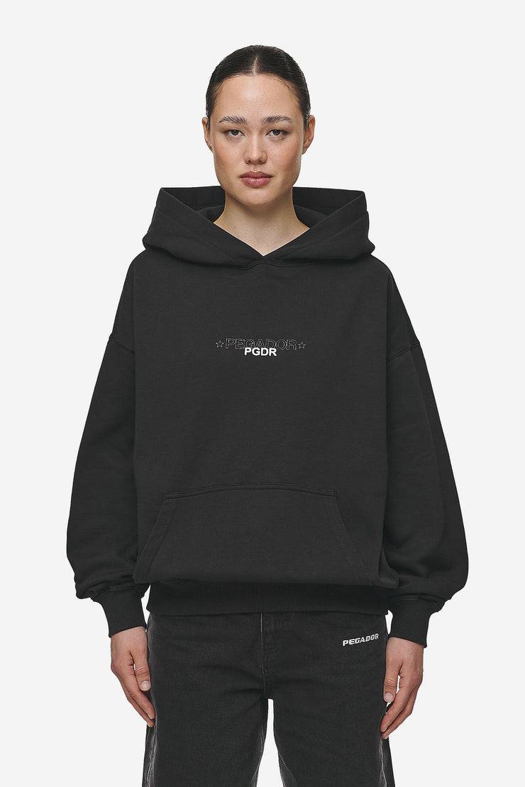 Pegador Sonia Oversized Hoodie Washed Black Rabatt