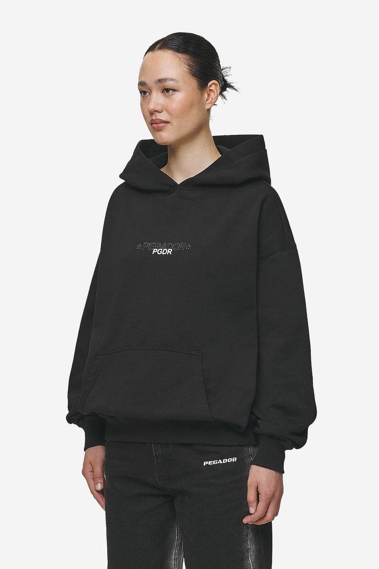 Pegador Sonia Oversized Hoodie Washed Black Rabatt