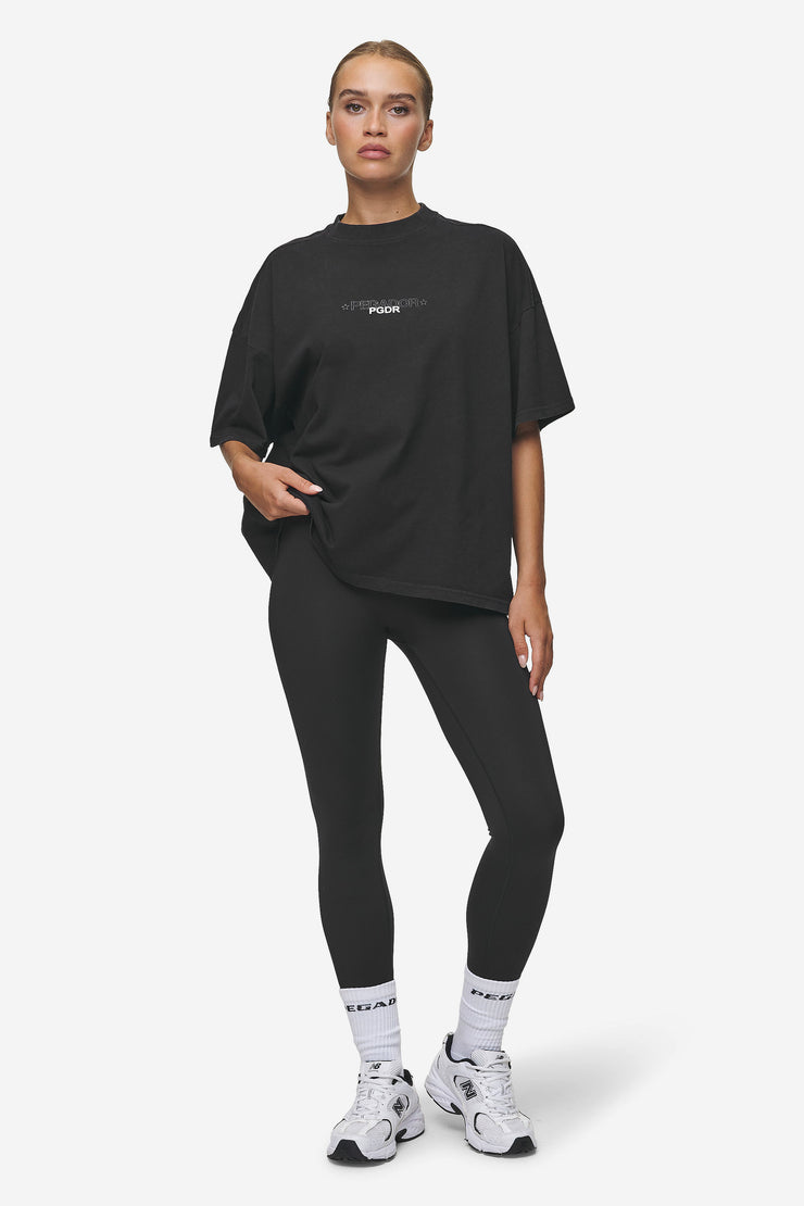 Pegador Sonia Heavy Oversized Tee Washed Black Günstig kaufen