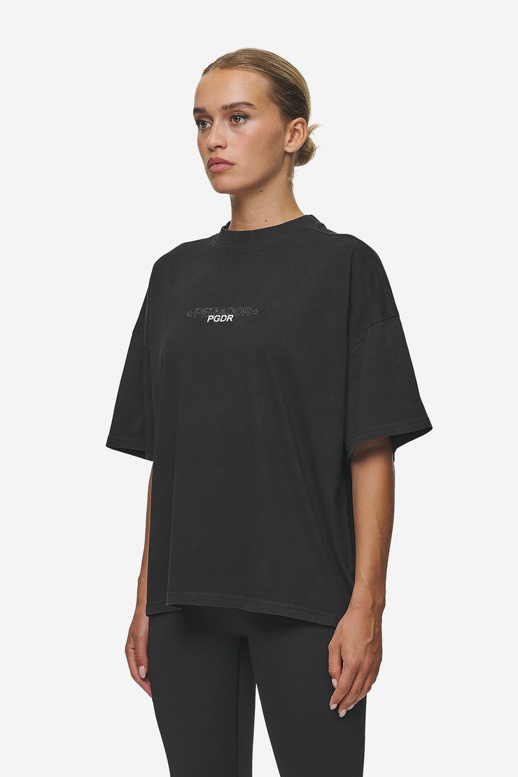Pegador Sonia Heavy Oversized Tee Washed Black Günstig kaufen