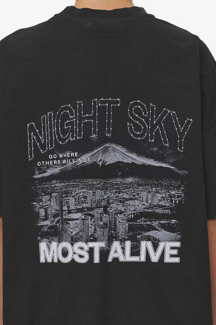 Pegador Sonia Heavy Oversized Tee Washed Black Günstig kaufen