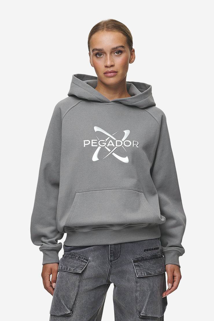 Pegador Klaria Oversized Hoodie Washed Deep Grey Versandkostenfrei