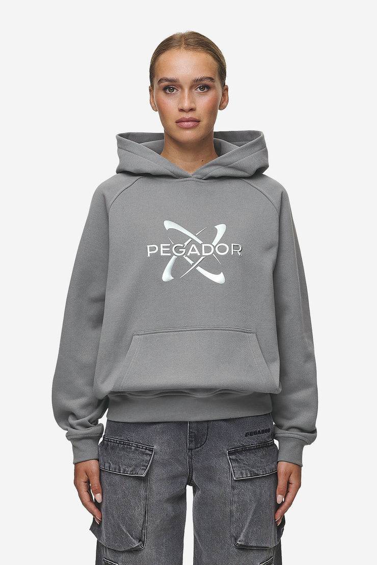 Pegador Klaria Oversized Hoodie Washed Deep Grey Versandkostenfrei