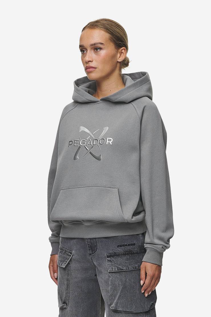 Pegador Klaria Oversized Hoodie Washed Deep Grey Versandkostenfrei
