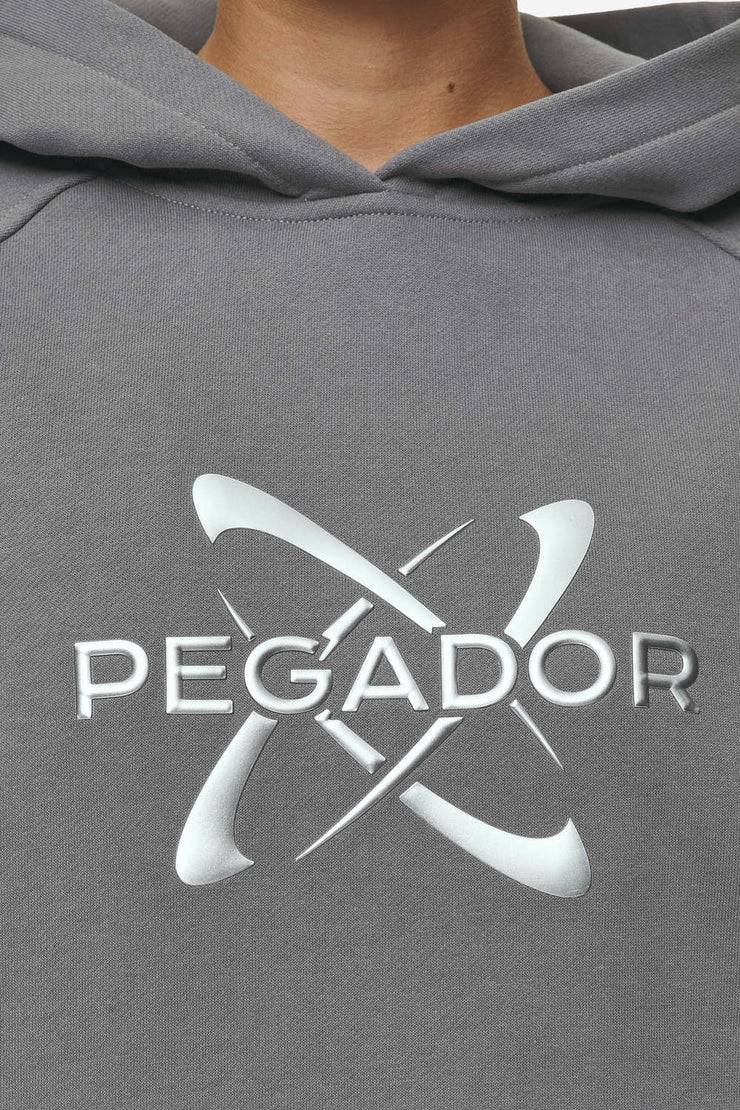 Pegador Klaria Oversized Hoodie Washed Deep Grey Versandkostenfrei