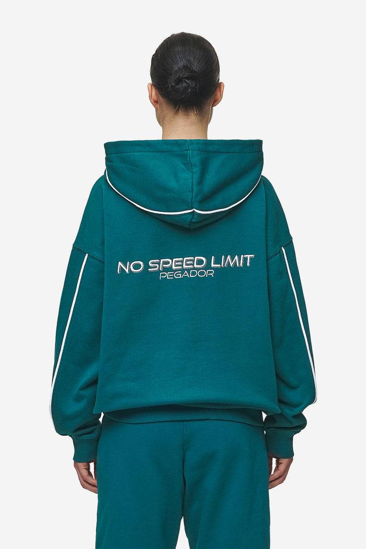 Pegador Naomi Oversized Hoodie Washed Urban Turquoise Flash Sale