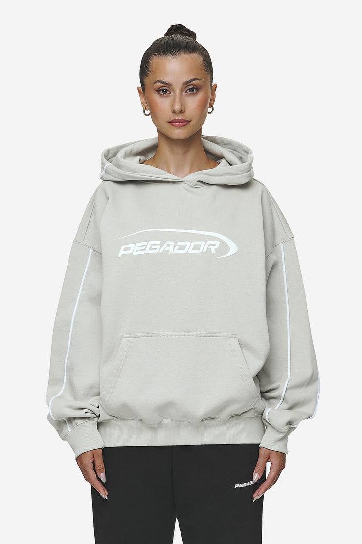 Pegador Naomi Oversized Hoodie Washed Moon Grey Begrenztes Angebot