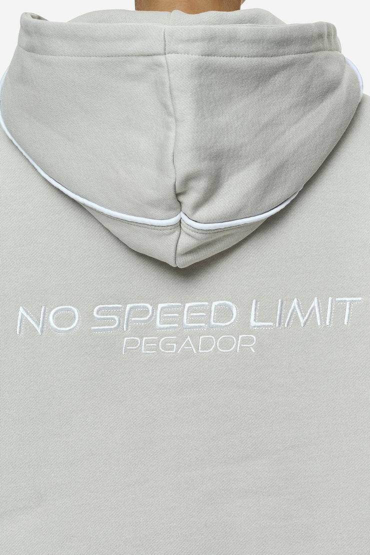 Pegador Naomi Oversized Hoodie Washed Moon Grey Begrenztes Angebot