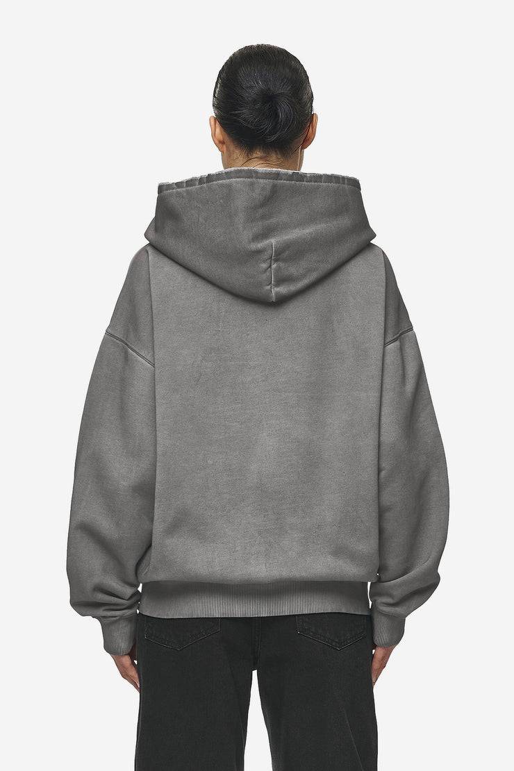 Pegador Julia Oversized Sweat Jacket Oil Dyed Deep Grey Preisnachlass