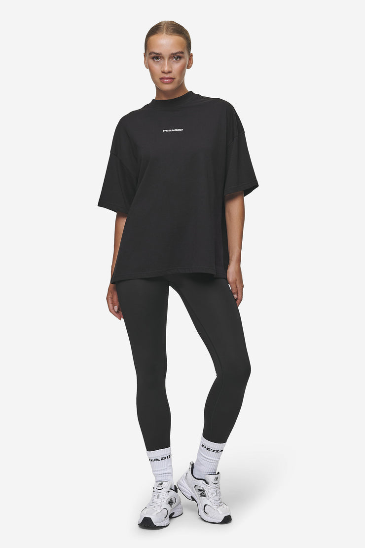 Pegador Bracy Heavy Oversized Tee Black White Gum Vatertagsangebot