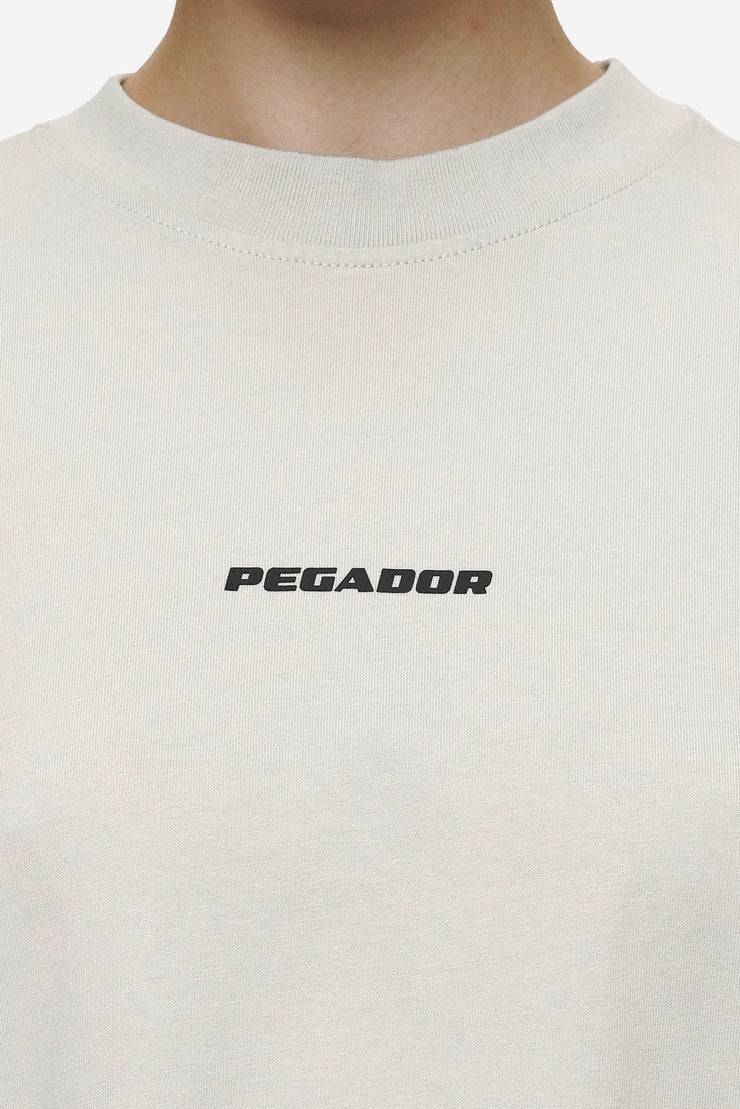 Pegador Bracy Heavy Oversized Tee Washed Moon Grey Black Gum Valentinstagsangebot