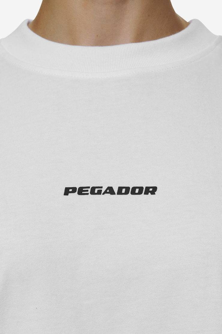 Pegador Bracy Heavy Oversized Tee White Black Gum Jubiläumsangebot