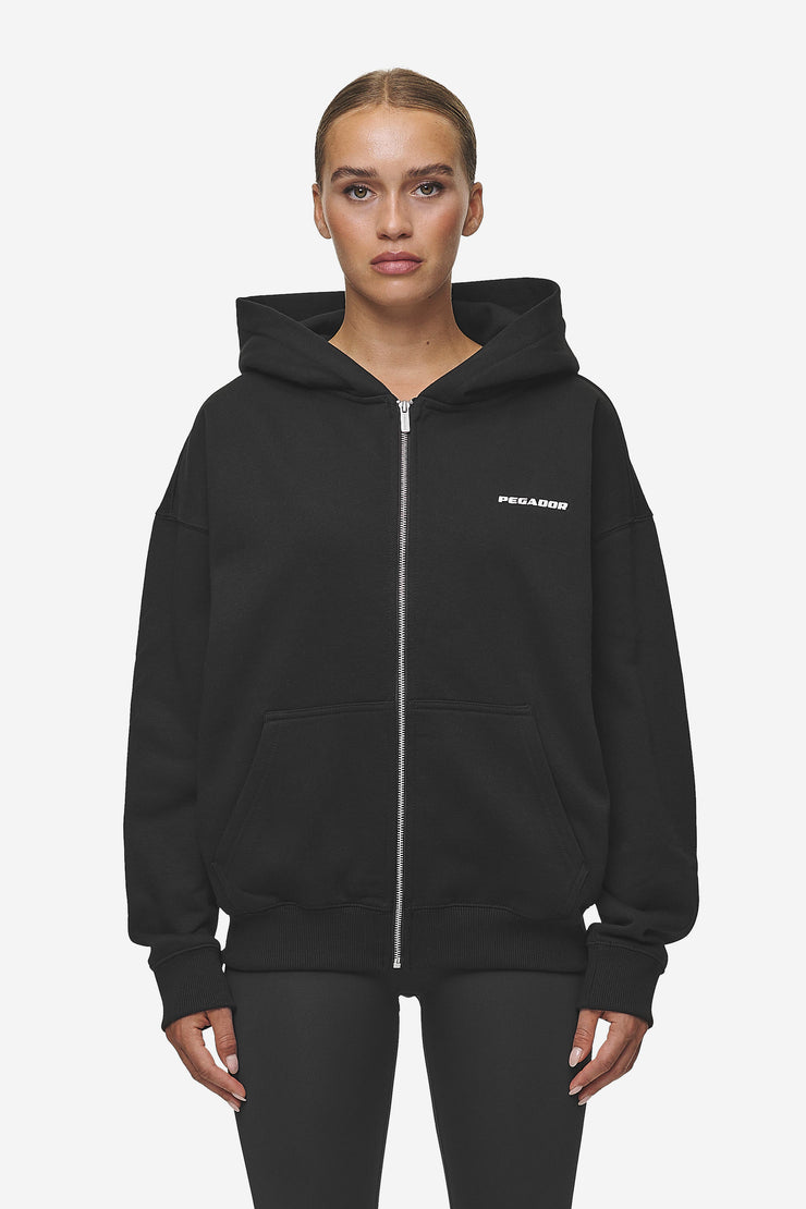 Pegador Clarita Oversized Sweat Jacket Black White Gum Exklusive Angebote