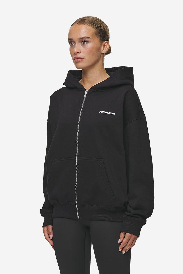 Pegador Clarita Oversized Sweat Jacket Black White Gum Exklusive Angebote