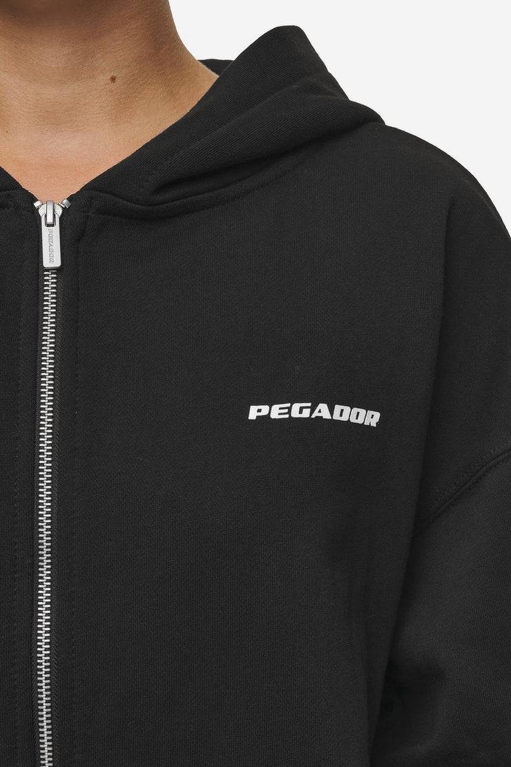 Pegador Clarita Oversized Sweat Jacket Black White Gum Exklusive Angebote