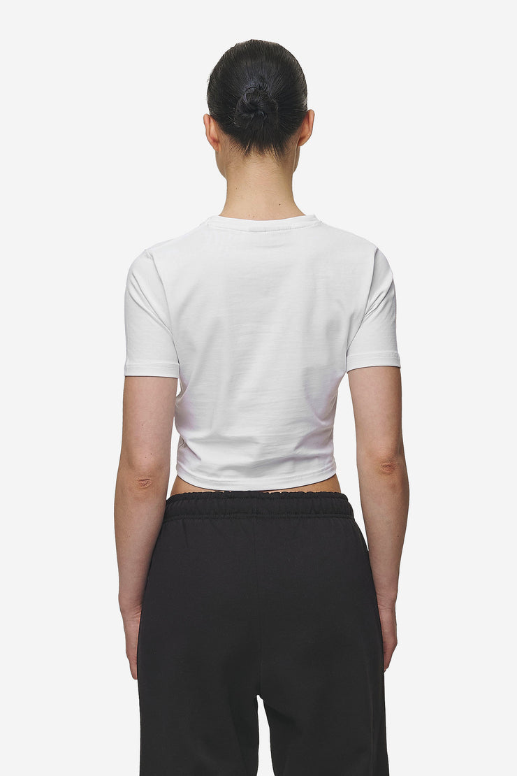 Pegador Ines Cropped Baby Tee White Black Gum Neuheiten
