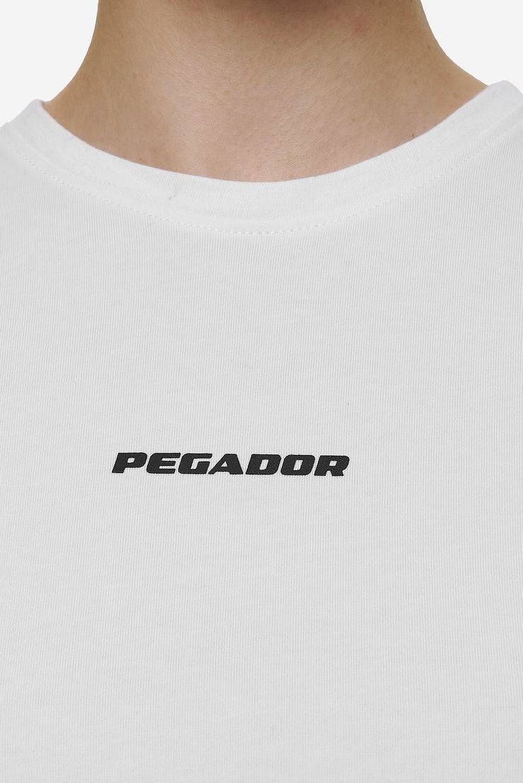 Pegador Ines Cropped Baby Tee White Black Gum Neuheiten