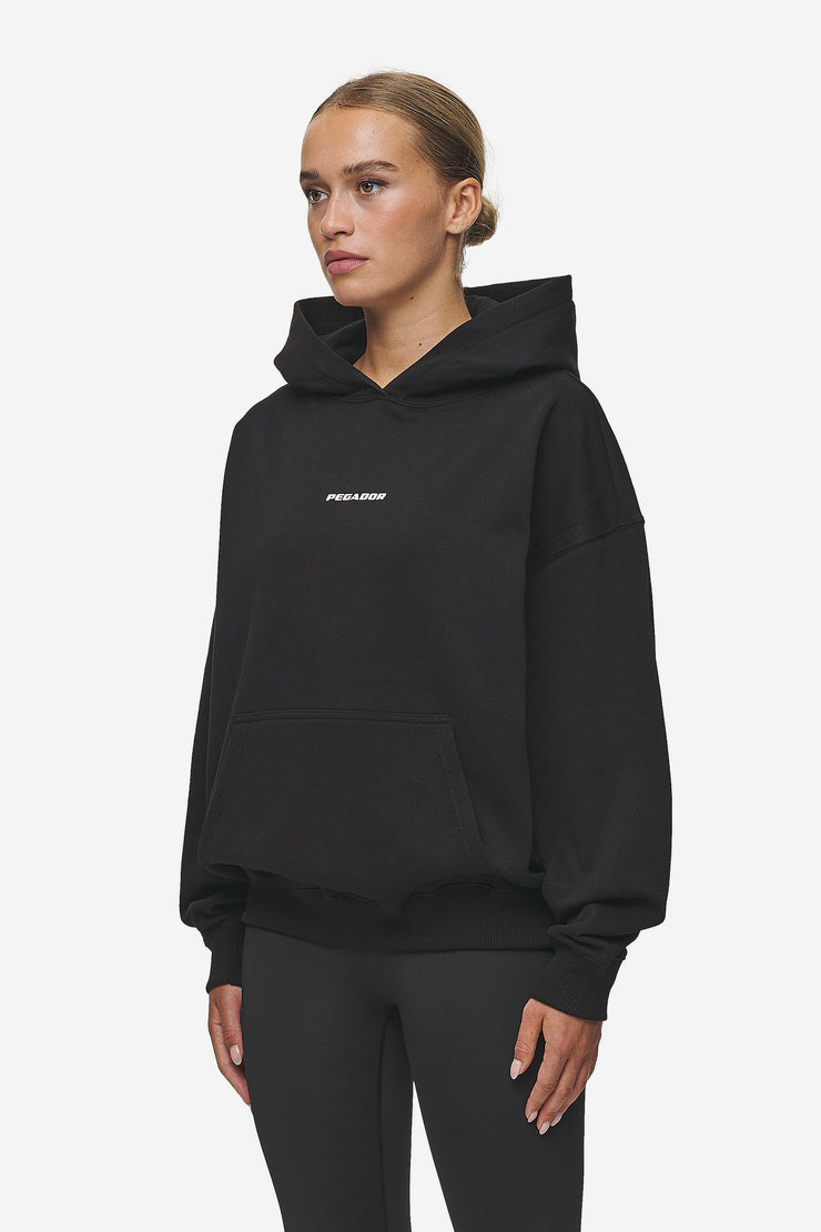 Pegador Atna Logo Oversized Hoodie Black White Bestseller
