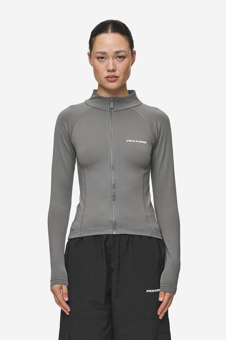 Pegador Tale Zip Longsleeve Deep Grey Tiefpreis