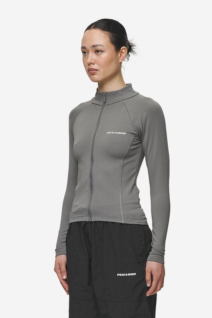 Pegador Tale Zip Longsleeve Deep Grey Tiefpreis