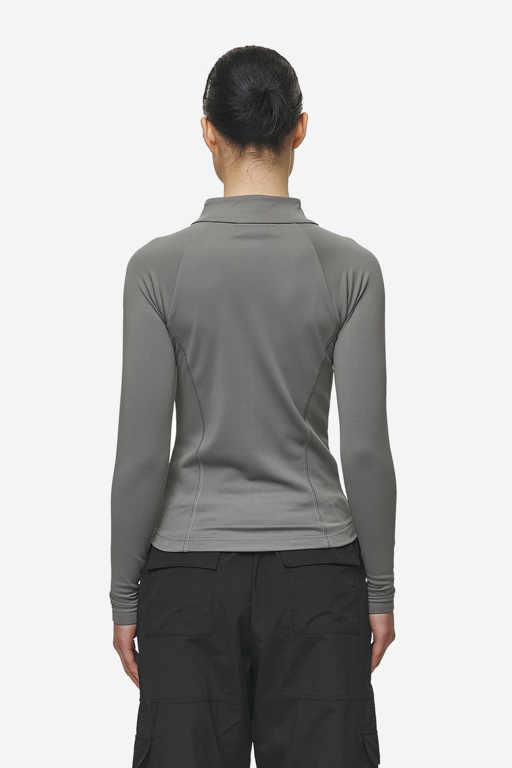 Pegador Tale Zip Longsleeve Deep Grey Tiefpreis