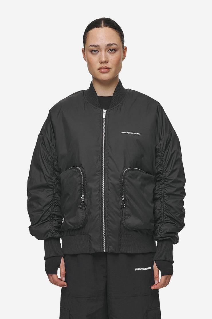 Pegador Shila Oversized Bomberjacket Black Zeitbegrenzte Promotion