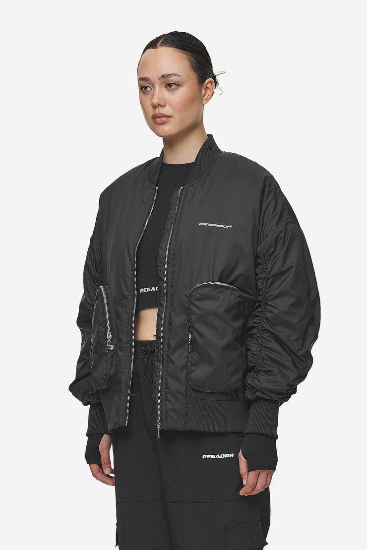 Pegador Shila Oversized Bomberjacket Black Zeitbegrenzte Promotion