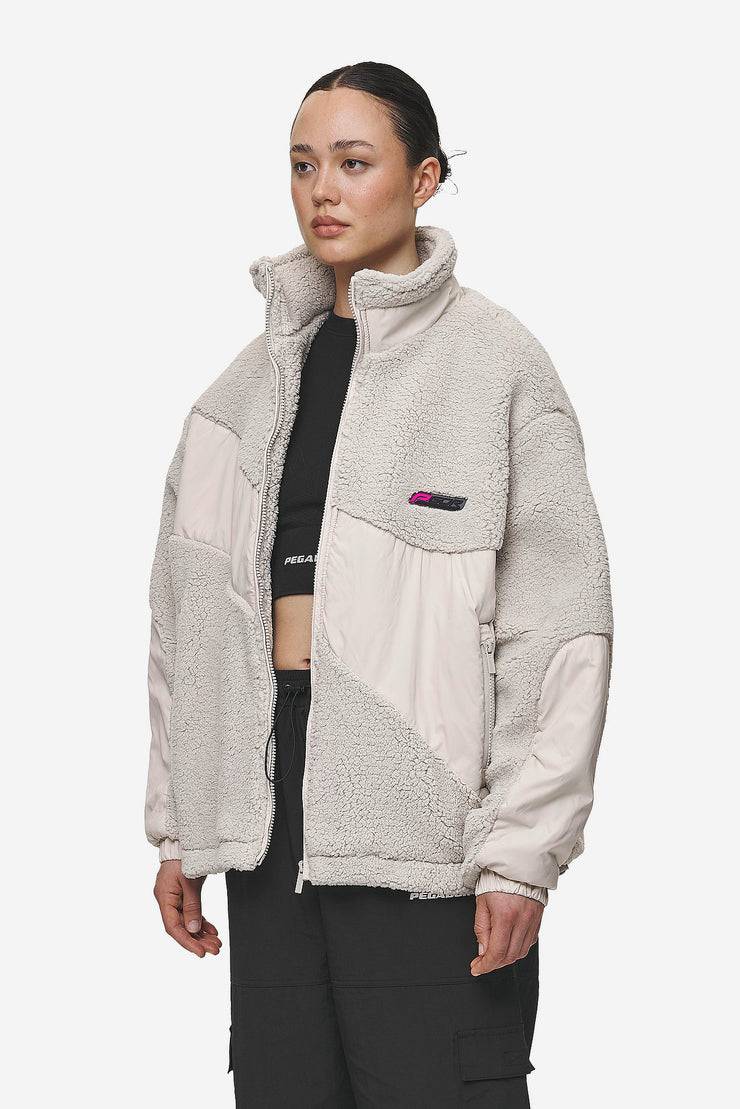 Pegador Risa Teddy Fabric Mix Jacket Moon Grey Bis zu 50% Rabatt