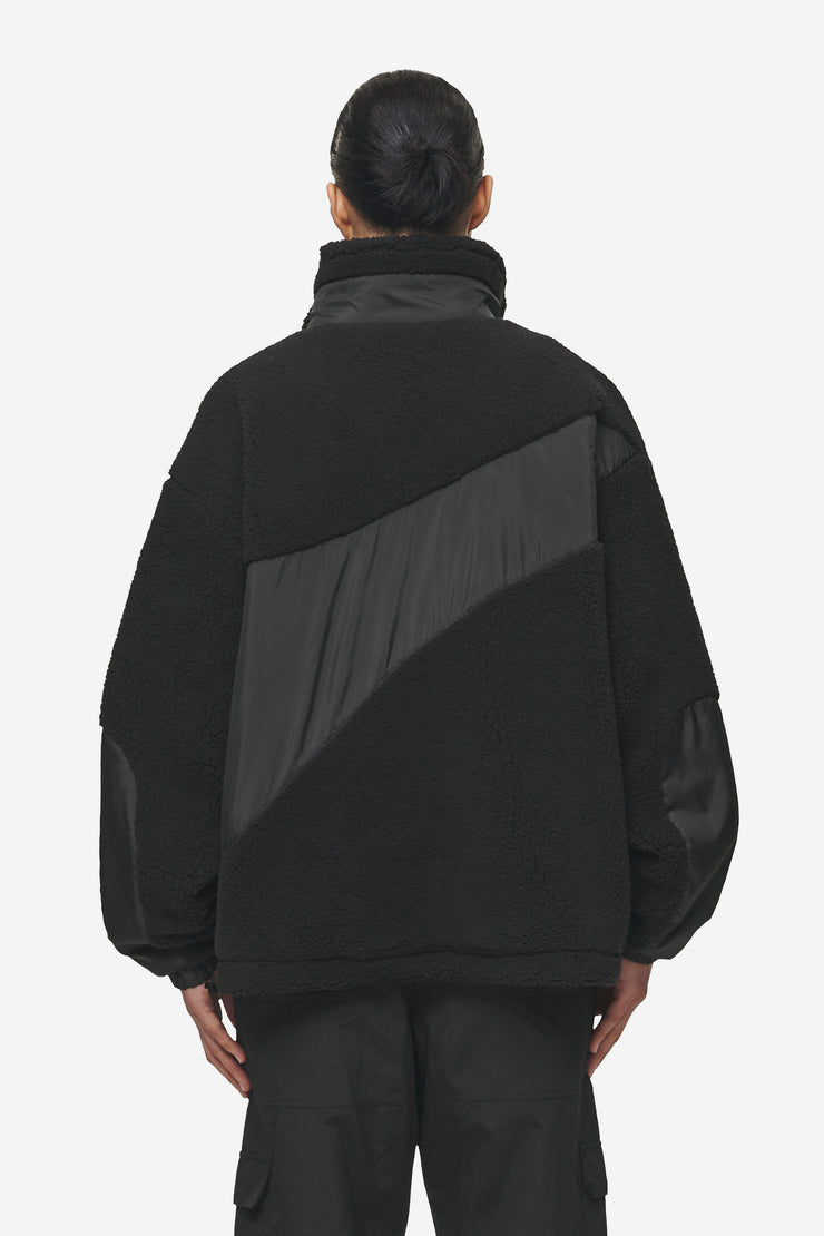 Pegador Risa Teddy Fabric Mix Jacket Black Bis zu 60% Rabatt