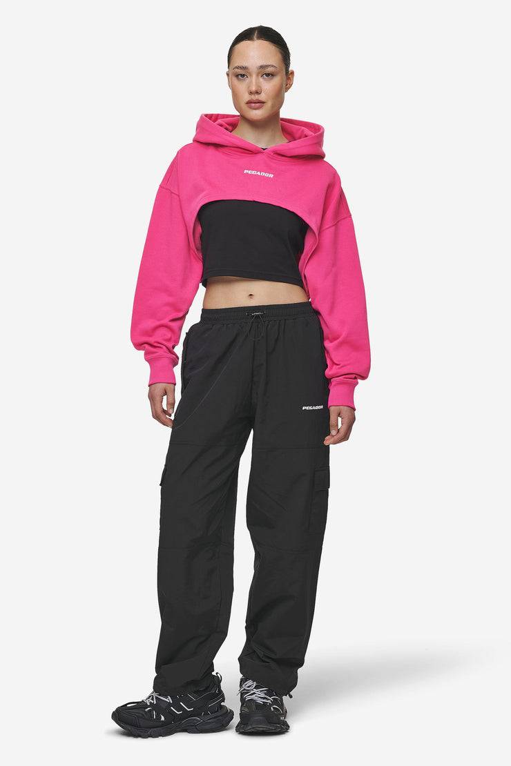 Pegador Mina Super Cropped Hoodie Washed Digital Pink Bis zu 55% Rabatt